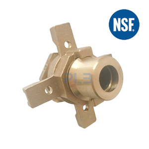 Conexión de expansión de bloqueo de bronce sin plomo aprobada por NSF para medidor de agua de 3/4''