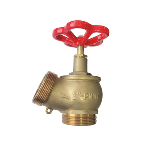  Válvula de aterrizaje de latón o bronce para sistema de hidrante, estándar alemán